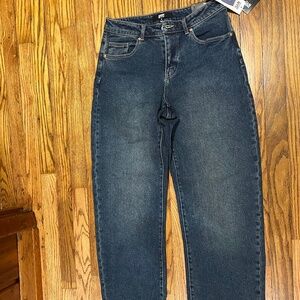 NWT Madden NYC Hi Rise Barrel Jean Triple Roll Cuff 2